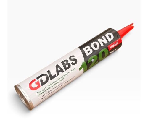 Клей-герметик GDlabs BOND для вклейки стекла 2 часа с 2-мя подушками 310 мл